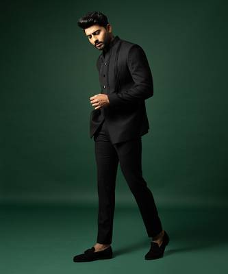 Black katdan bandhgala set 3