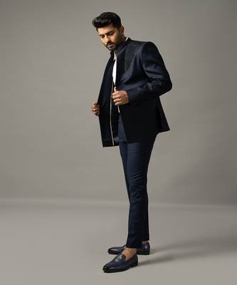 Blue prince bandhgala set 3