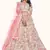 Fusionic white embroidered net lehenga-choli with blouse