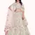 Fusionic off-white embroidered net lehenga-choli with blouse