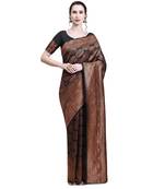 Rjave Silk Blend Ensemble Sarees With Blouse