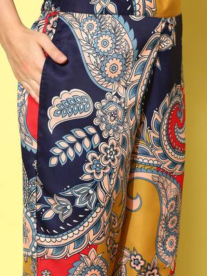 red paisley printed co-ord set 5