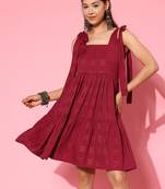  self design tiered fit & flare dress