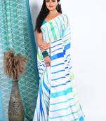 SEMI DIGITAL PRINT SAREE