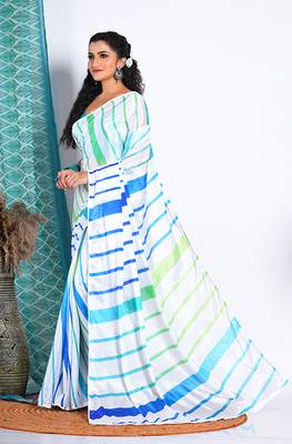 SEMI DIGITAL PRINT SAREE 3