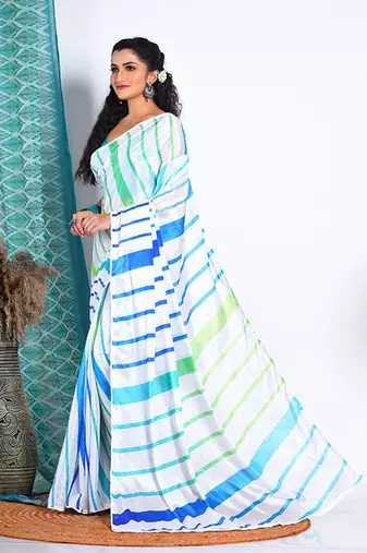 SEMI DIGITAL PRINT SAREE