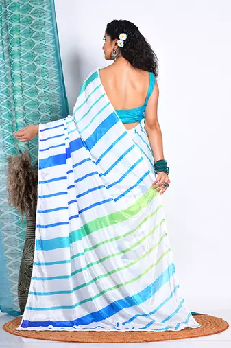 SEMI DIGITAL PRINT SAREE