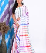 SEMI DIGITAL PRINT SAREE