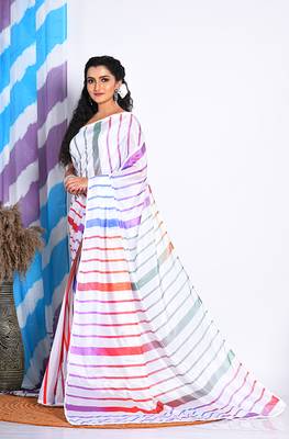 SEMI DIGITAL PRINT SAREE 3