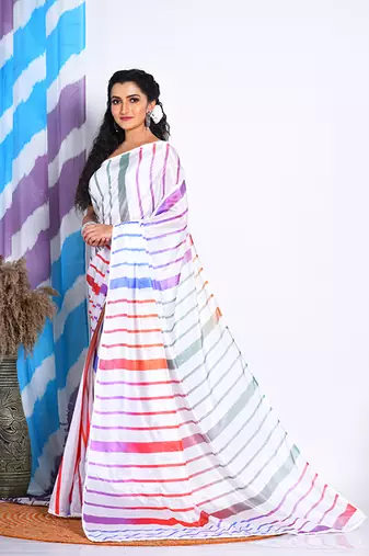 SEMI DIGITAL PRINT SAREE