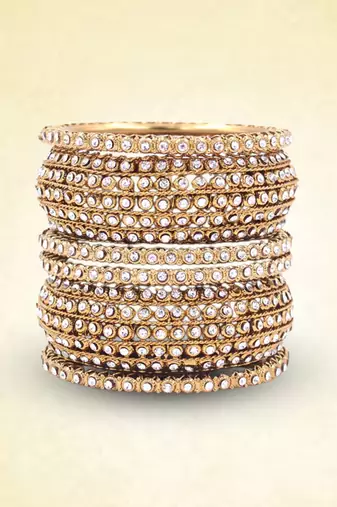 Gold bangles-and-bracelets