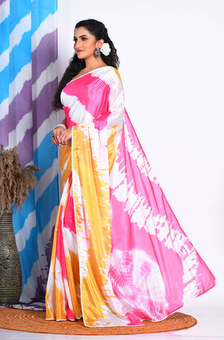 SEMI DIGITAL PRINT SAREE