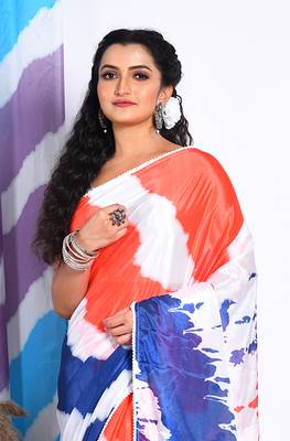 SEMI DIGITAL PRINT SAREE 2