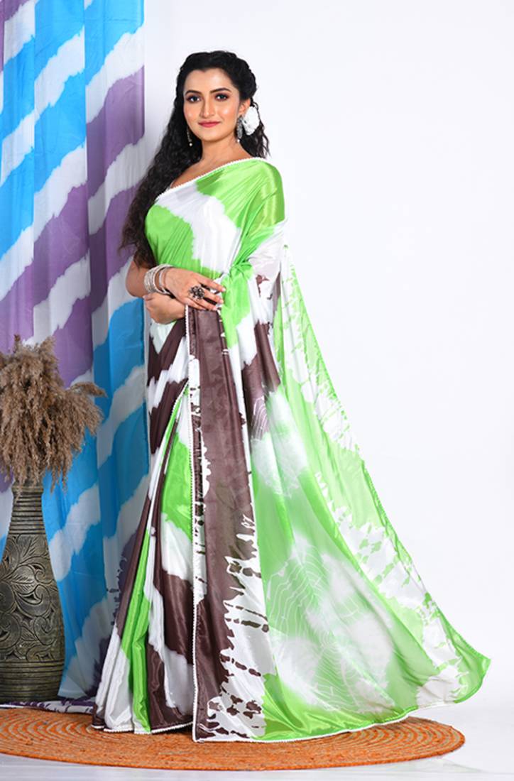 SEMI DIGITAL PRINT SAREE