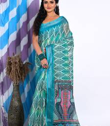SEMI DIGITAL PRINT SAREE