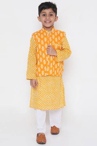 KID1 Kurta Pyjama With Jacket