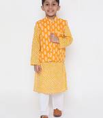 KID1 Kurta Pyjama With Jacket