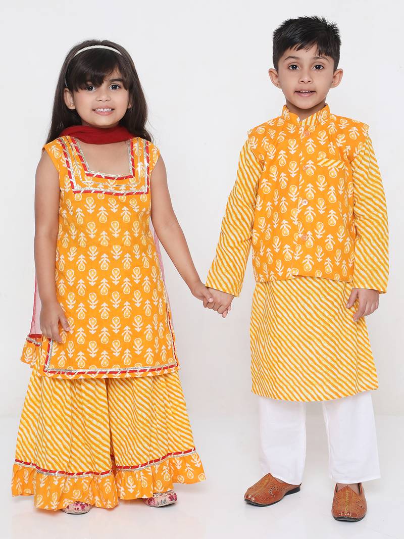 KID1 Kurta Pyjama With Jacket
