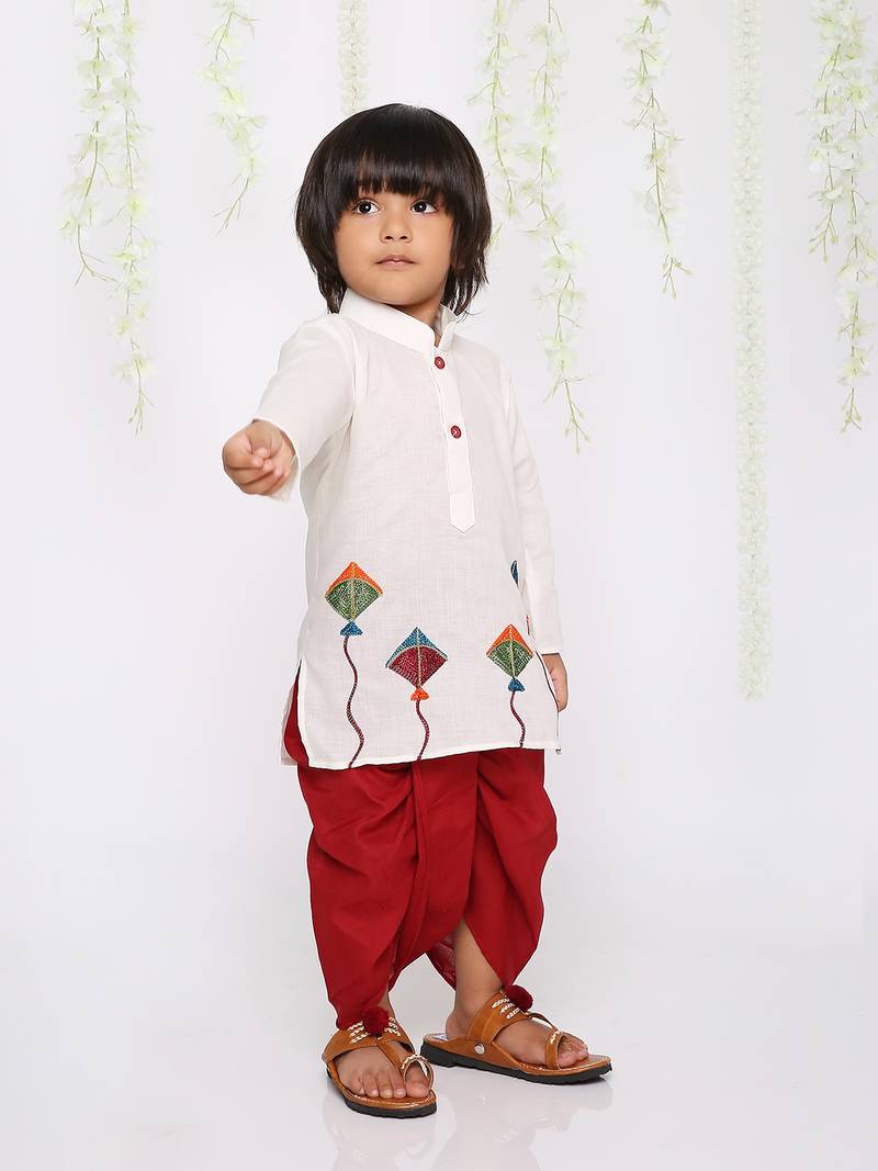 KID1 Patang Dhoti set