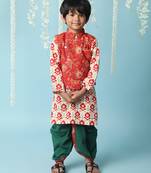 KID1 Kanak jacket kurti dhoti set