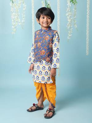 KID1 Kanak jacket kurti dhoti set 4