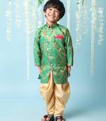 KID1 Geet Jaquard sherwani