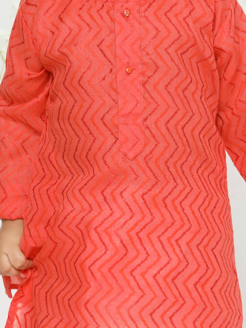 KID1 Doriya work kurta pajama