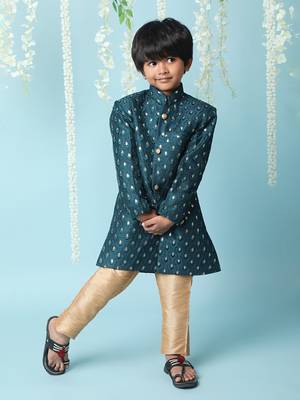 KID1 Embroidered Sherwani Payjama 2
