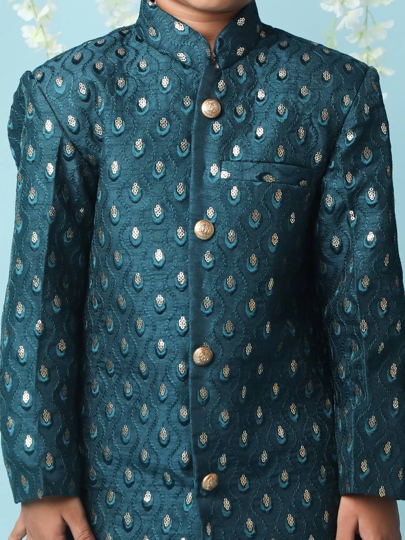 KID1 Embroidered Sherwani Payjama