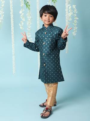 KID1 Embroidered Sherwani Payjama 5