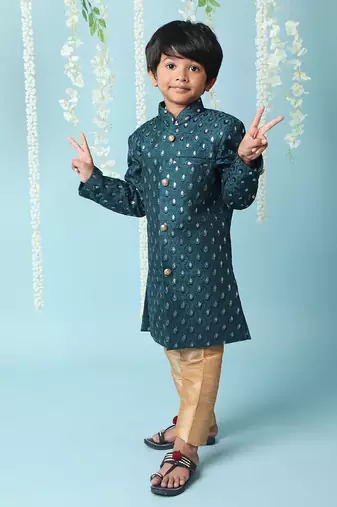 KID1 Embroidered Sherwani Payjama