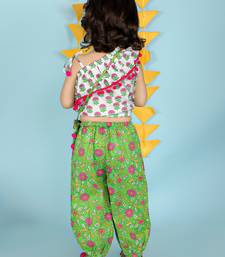 KID1 Sassy Frill top with harem pants and bag