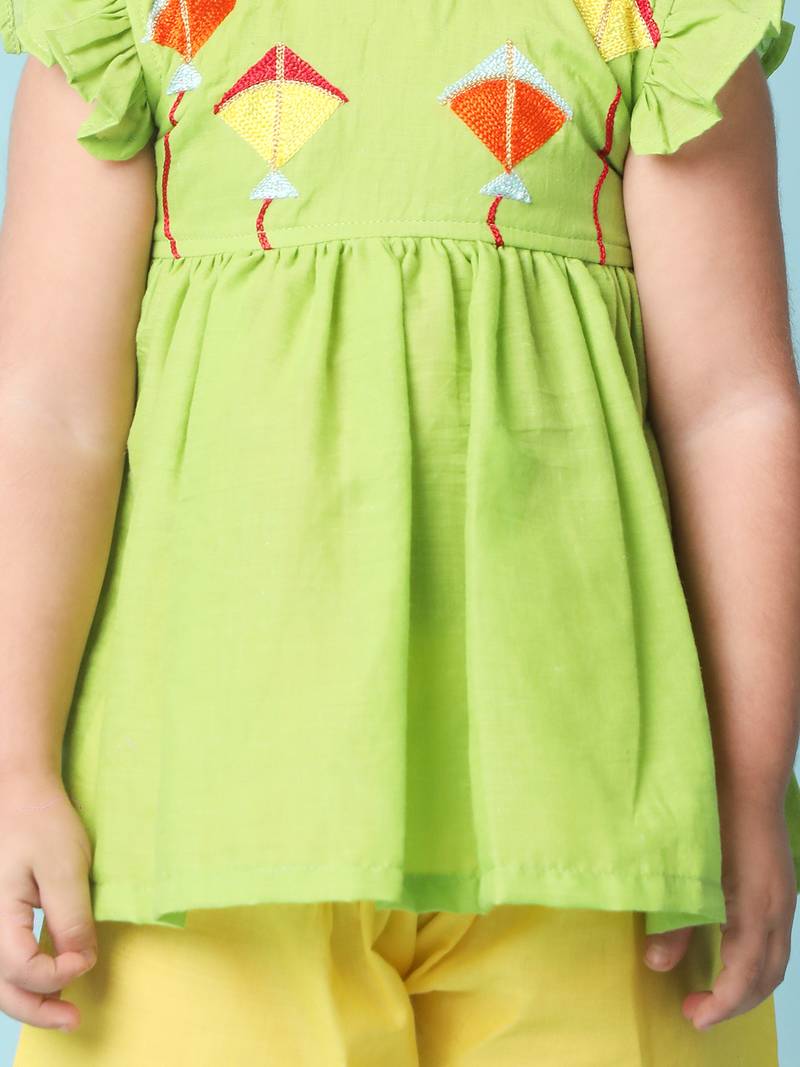 KID1  Patang Peplum Kurti Salwar