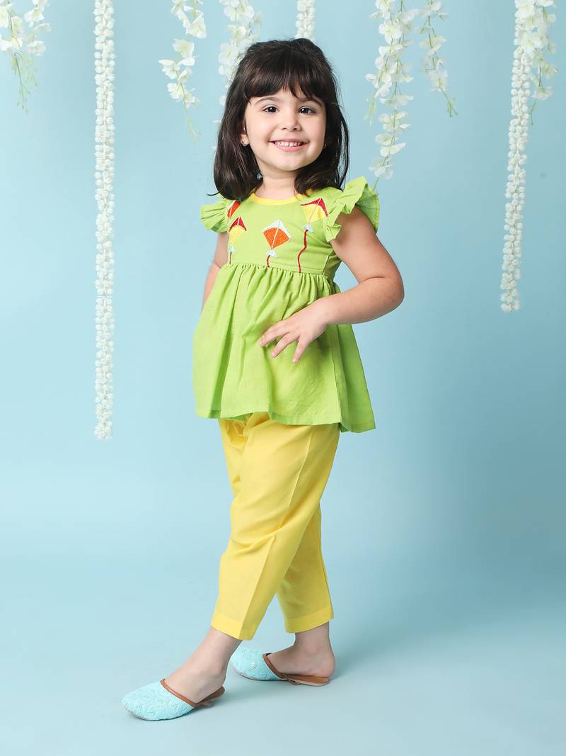 KID1  Patang Peplum Kurti Salwar