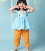KID1  Patang Peplum Kurti Salwar