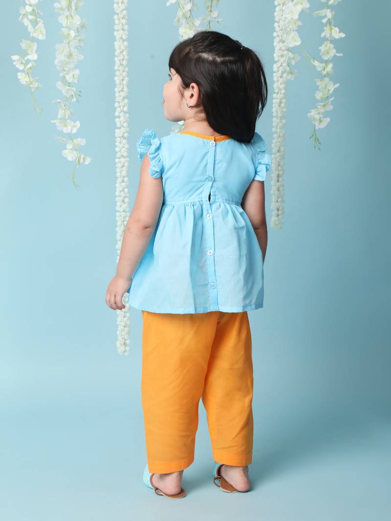 KID1  Patang Peplum Kurti Salwar