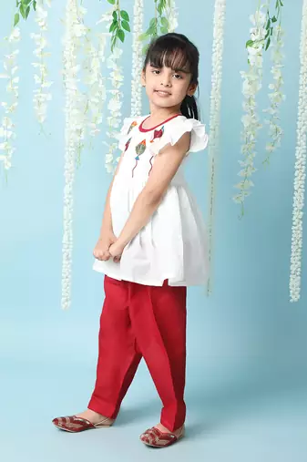 KID1  Patang Peplum Kurti Salwar