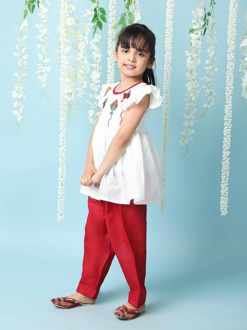 KID1  Patang Peplum Kurti Salwar