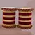 Maroon Fancy Bridal Bangle Sets Set Of 2