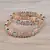 Rose Gold Plated Mint Stone American Diamond Bangles BD625