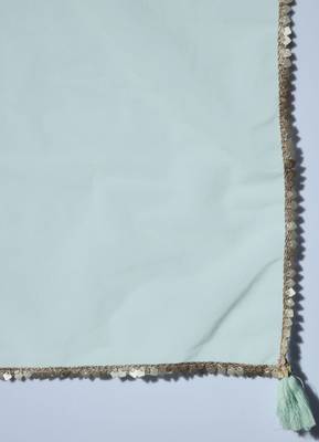 Green Embroidered Silk Blend  Kurta pant  with Dupatta Set 7