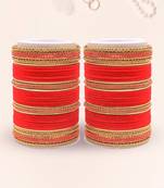 Orange bangles-and-bracelets