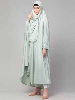 Nazneen Extra Nose Piece Head To Toe Free Size Jilbab Prayer hijab for hajj and umrah 4