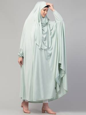 Nazneen Extra Nose Piece Head To Toe Free Size Jilbab Prayer hijab for hajj and umrah 6