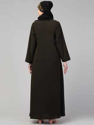 Nazneen flare daily wear basic Casual Abaya 2