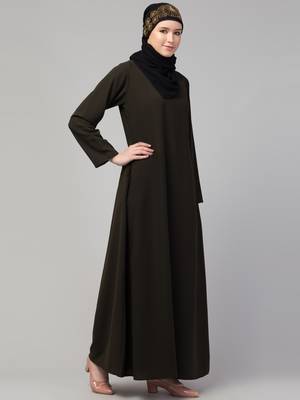 Nazneen flare daily wear basic Casual Abaya 3