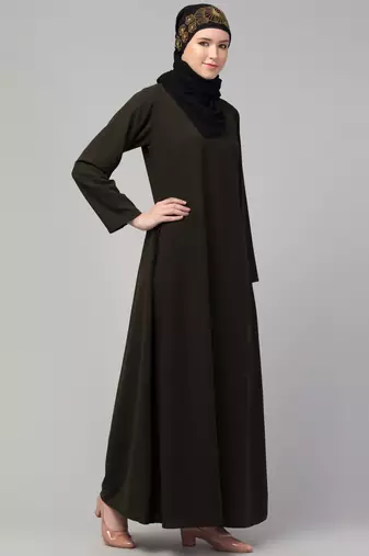 Nazneen flare daily wear basic Casual Abaya