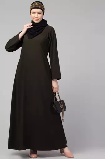 Nazneen flare daily wear basic Casual Abaya