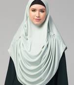 Nazneen front gather & pleated with Cristal stone ready to wear prayer Hijab
