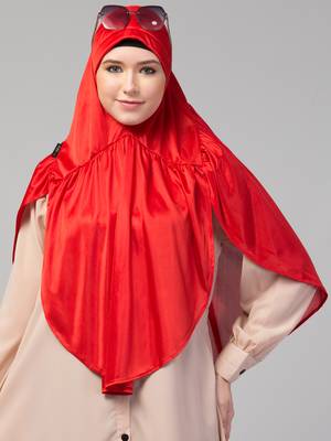 Nazneen gathered Instant Ready to Wear Prayer Hijab 5